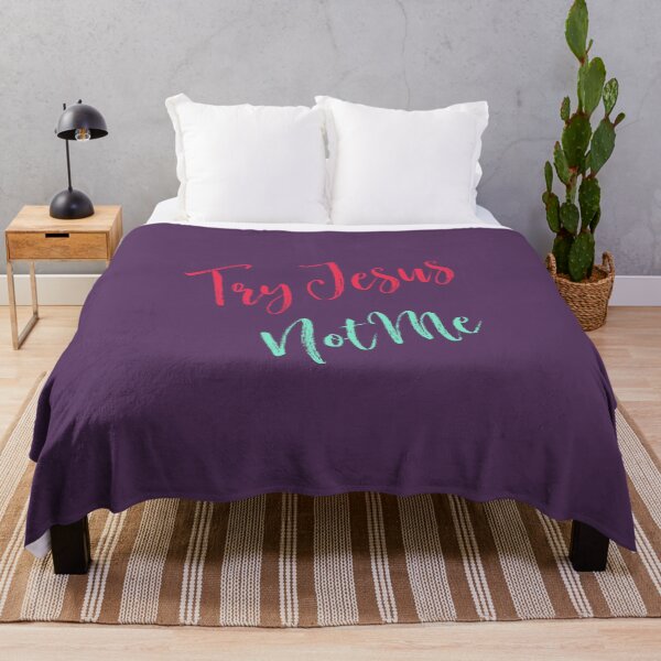 Item preview, Try Jesus Not Me designed and sold by Ogrelink.