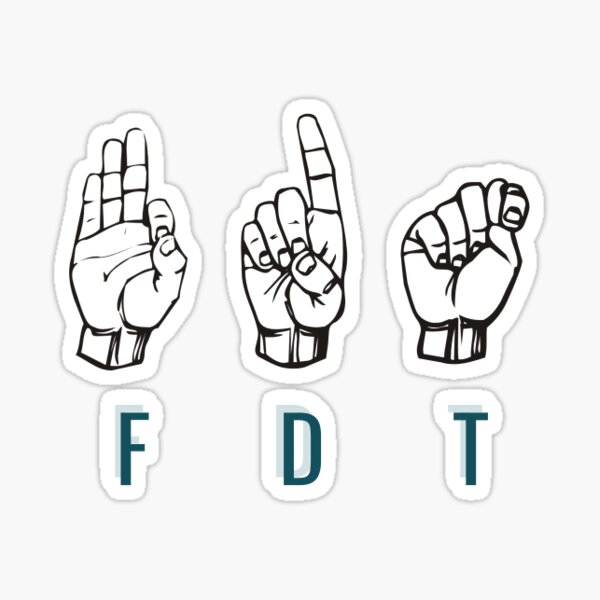 Artikel-Vorschau von FDT ASL, designt und verkauft von camihaas-.