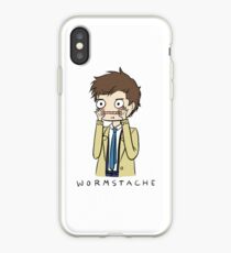 Castiel Wormstache iPhone Case