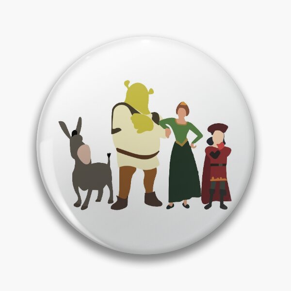Item preview, Minimalist Shrek and Friends designed and sold by chewwbekah.