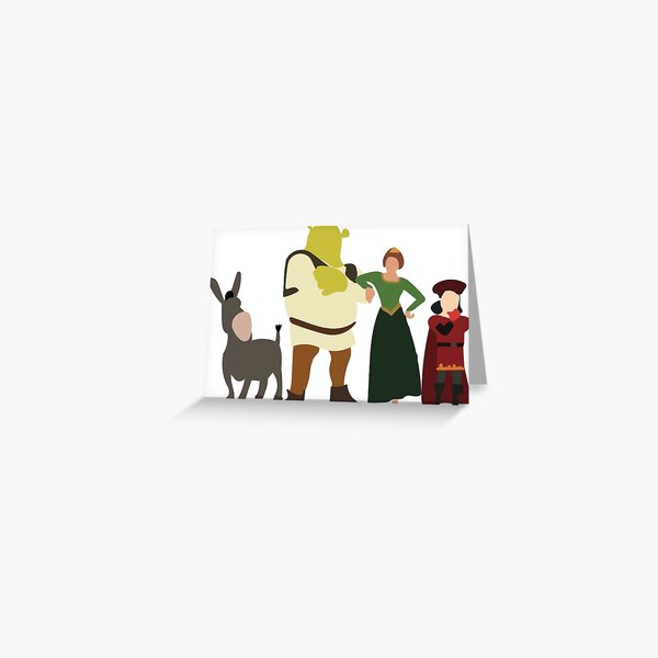 Item preview, Minimalist Shrek and Friends designed and sold by chewwbekah.