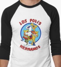 Los Pokés Hermanos Men's Baseball ¾ T-Shirt