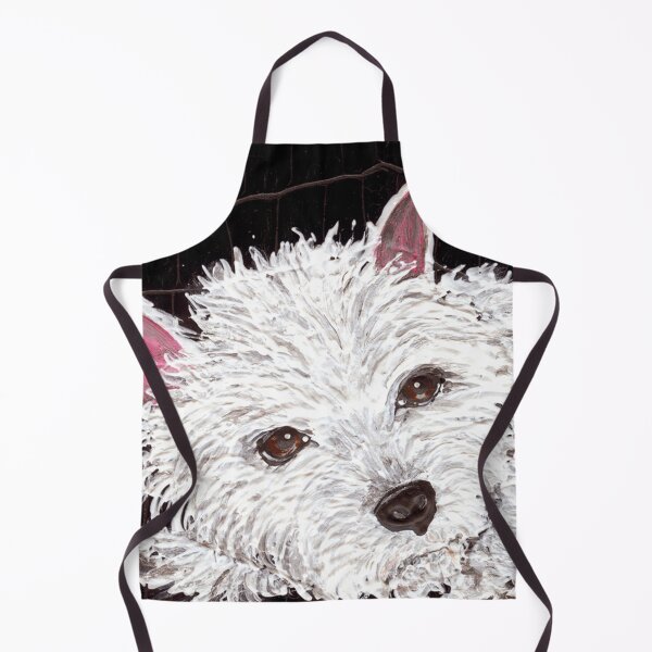 Item preview, DOG: Westminister Terrior Westie *Diamond in the Ruff*~Pop Art~Original Painting~LilyKoArt designed and sold by Spinning Plates 360.