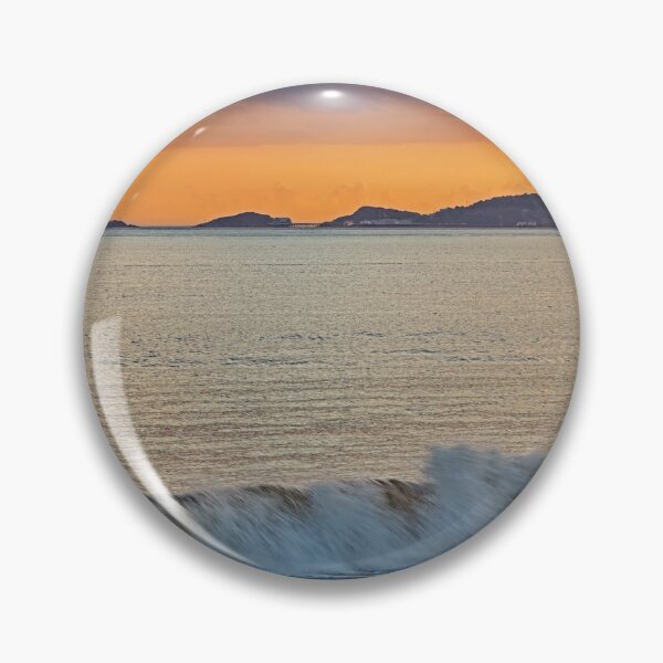 Item preview, Mumbles Lighthouse across Swansea Bay, Wales designed and sold by Dan Santillo.