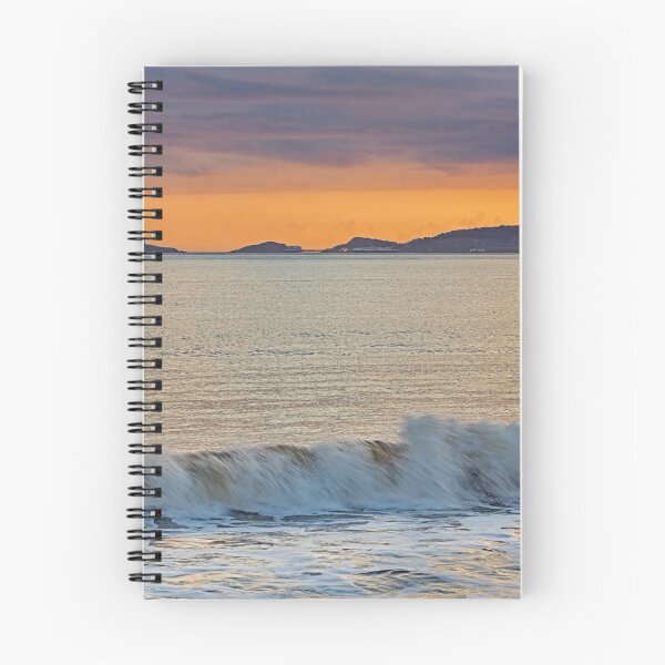 Item preview, Mumbles Lighthouse across Swansea Bay, Wales designed and sold by Dan Santillo.