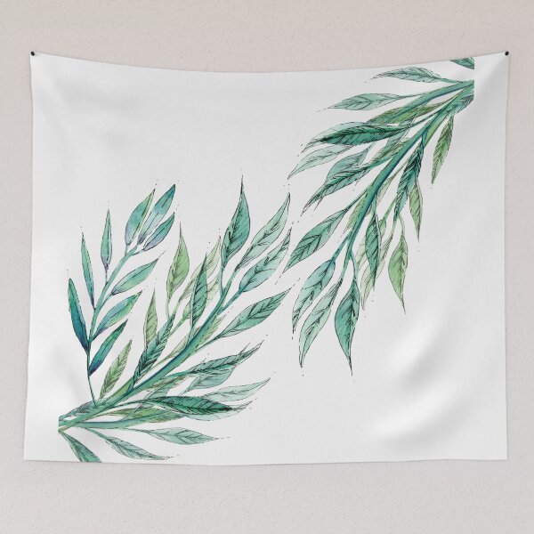 Item preview, Traditional Watercolor Botaical Illustration - Laurel designed and sold by justhappiling.