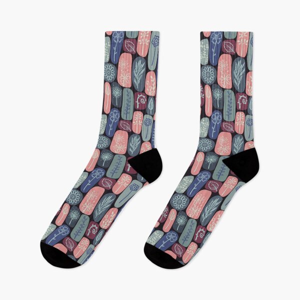 Item preview, Seamless color background: stones and plants designed and sold by YanaZvereva.
