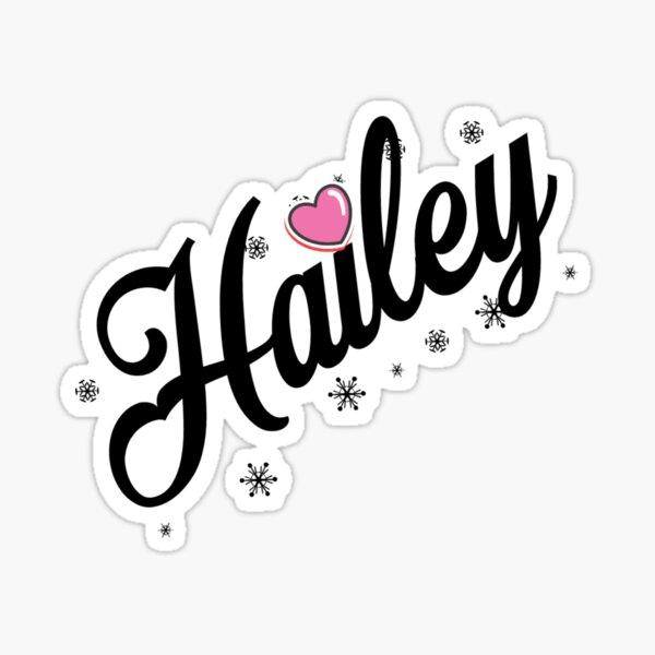 hailey-sticker-for-sale-by-patricia256-redbubble