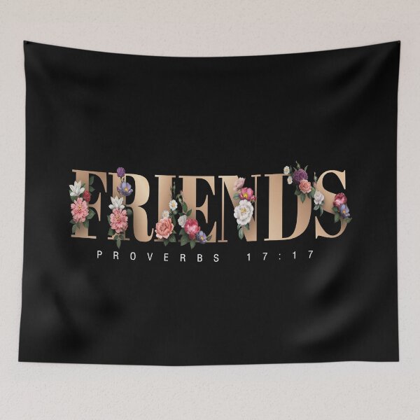 Item preview, True Friends Proverbs 17:17 designed and sold by KA DESIGNS.
