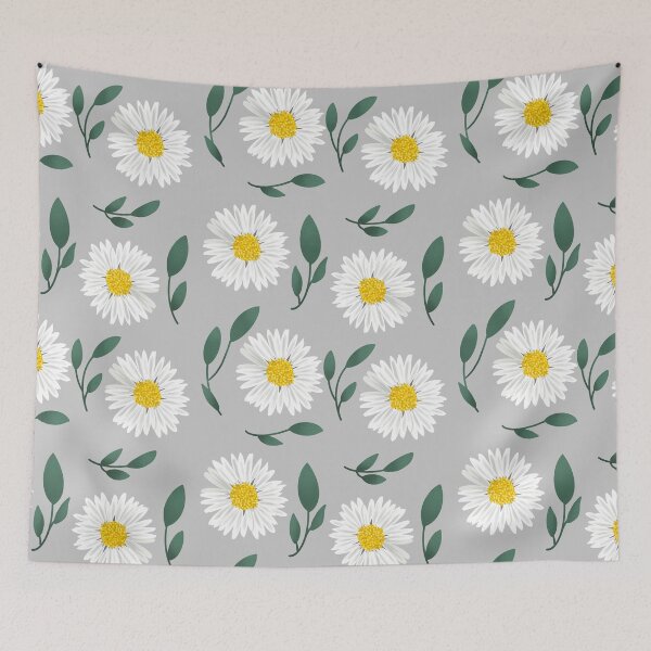 Item preview, Daisy flower digital print  designed and sold by Createartforfun.