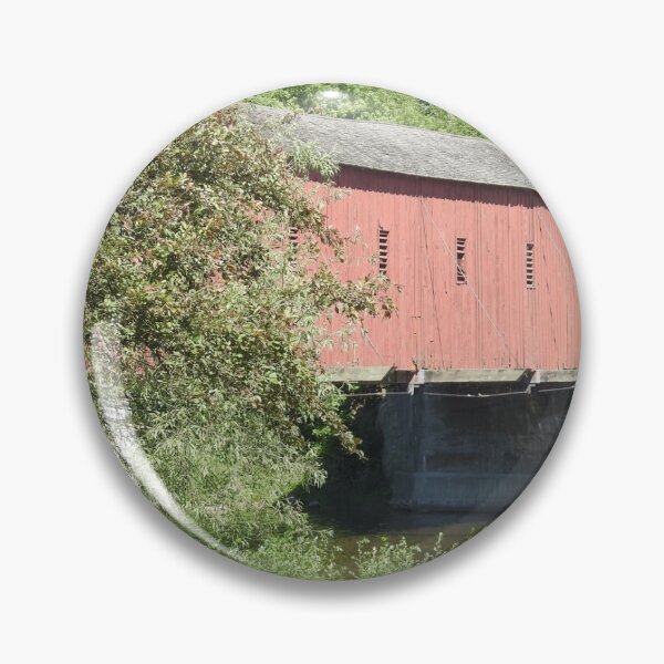 Item preview, Covered bridge designed and sold by Larry Llewellyn.