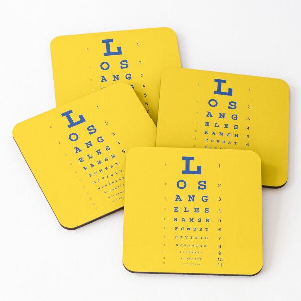 Item preview, Rams Champs Eye Chart - Royal in Sol designed and sold by Ramheart.