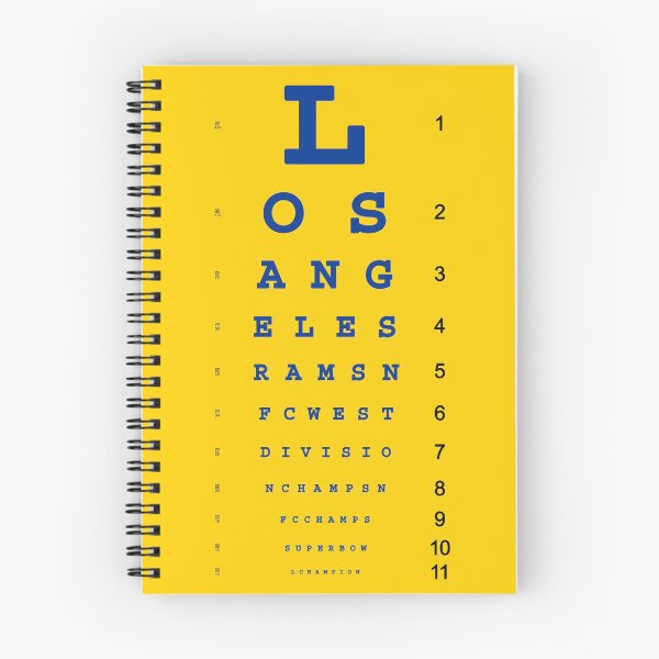 Item preview, Rams Champs Eye Chart - Royal in Sol designed and sold by Ramheart.