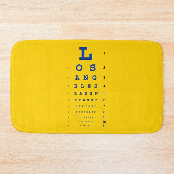 Item preview, Rams Champs Eye Chart - Royal in Sol designed and sold by Ramheart.