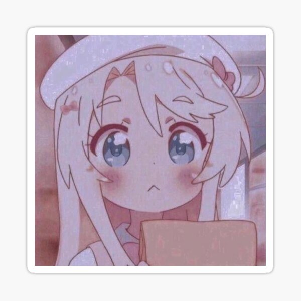 Uwu Anime Girl Stickers Redbubble - hot anime tiddies roblox anime meme on meme