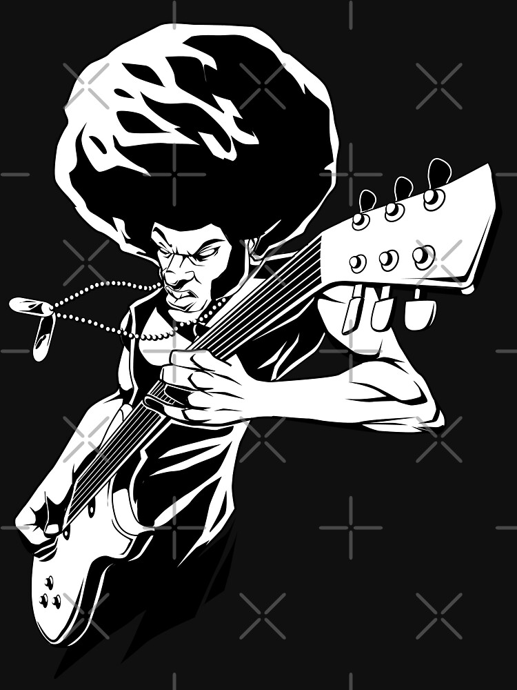 Afro Rock Guitarist by styleuniversal