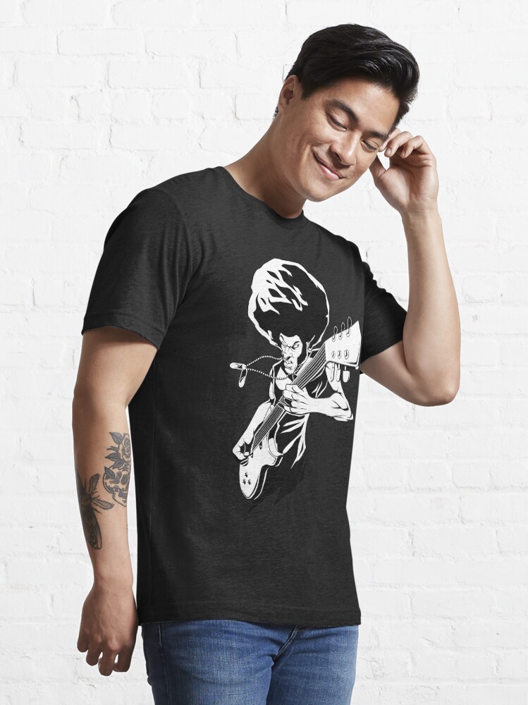 Alternate view of Afro Rock Guitarist Essential T-Shirt