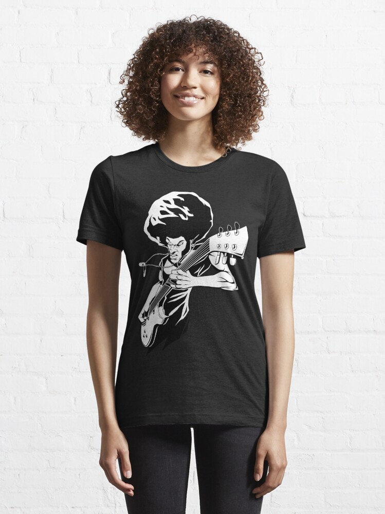Alternate view of Afro Rock Guitarist Essential T-Shirt