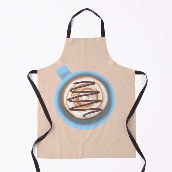 Item preview, Cup of Coffee Latte with Cream and Choco Syrup designed and sold by fluffeeair.