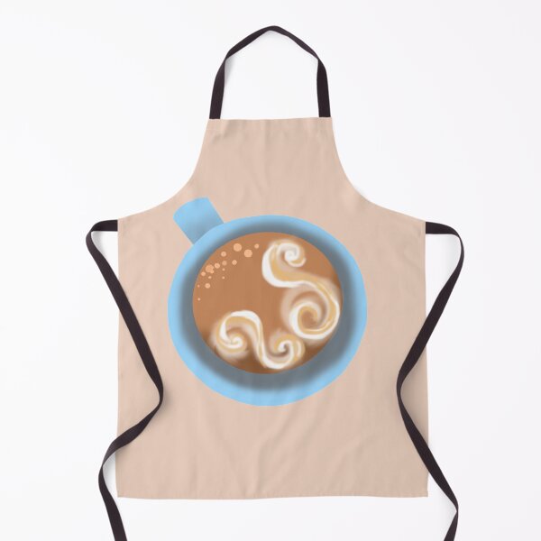 Item preview, Copy of Cup of Coffee Latte with Cream and Choco Syrup designed and sold by fluffeeair.
