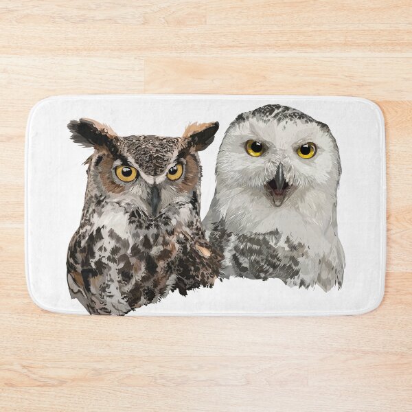 Item preview, Snowy Owl and American Owl designed and sold by obscurite.