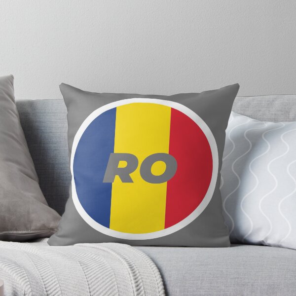 Item preview, Romania | Round Flag With Country Code designed and sold by CarlosAlberto.