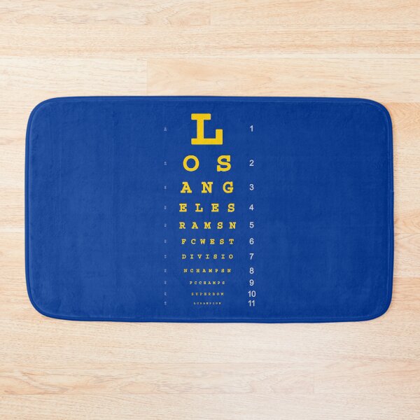 Item preview, Rams Champs Eye Chart - Sol in Royal designed and sold by Ramheart.