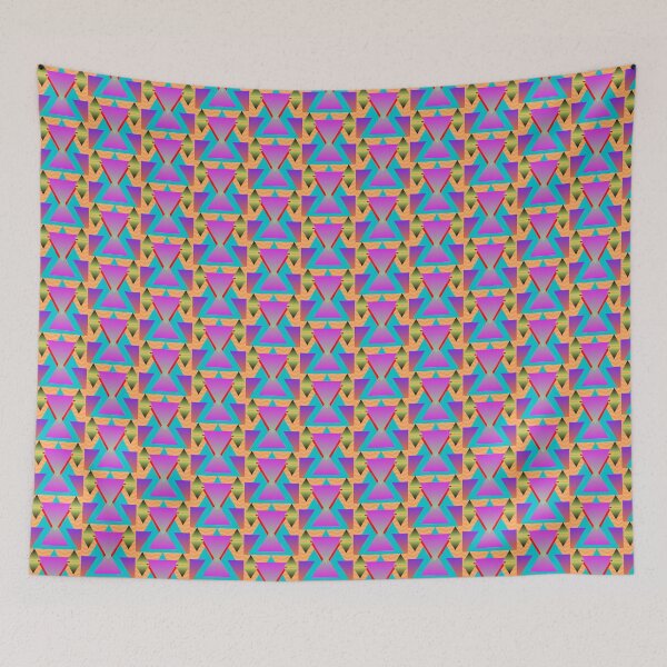 Item preview, Geometric triangle retro pattern designed and sold by Liquid Caper.