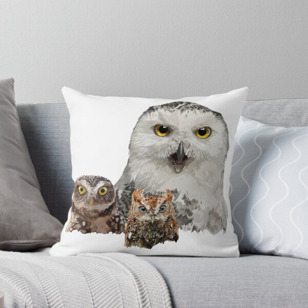 Item preview, Snowy Owl, Owl and Little Owl designed and sold by obscurite.
