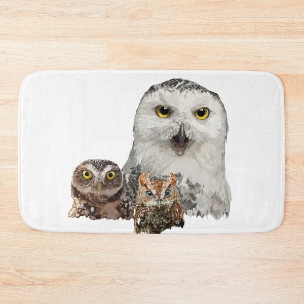 Item preview, Snowy Owl, Owl and Little Owl designed and sold by obscurite.