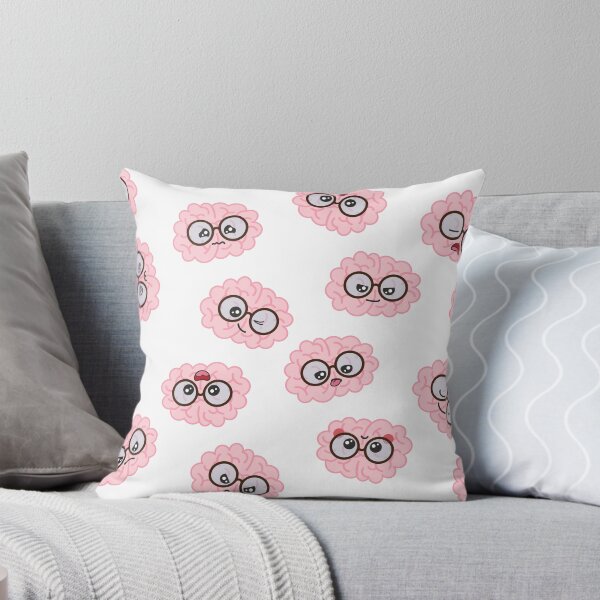 Item preview, Brains funny emoticon pattern  designed and sold by HotVector.