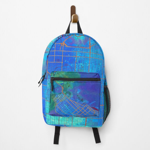 Item preview, Vancouver Canada Street Map Blue Lagoon designed and sold by IvonDesign.