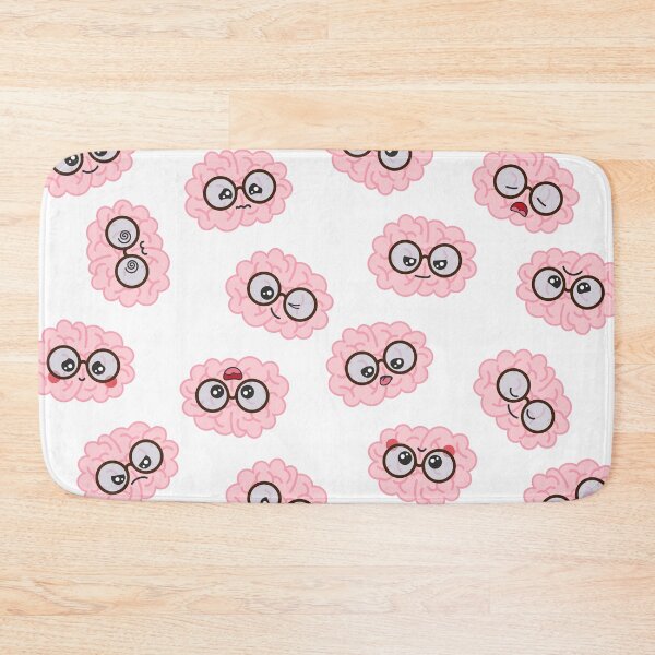 Item preview, Brains funny emoticon pattern  designed and sold by HotVector.