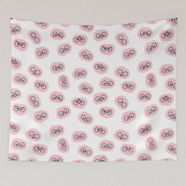 Item preview, Brains funny emoticon pattern  designed and sold by HotVector.