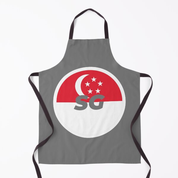 Item preview, Singapore | Round Flag With Country Code designed and sold by CarlosAlberto.