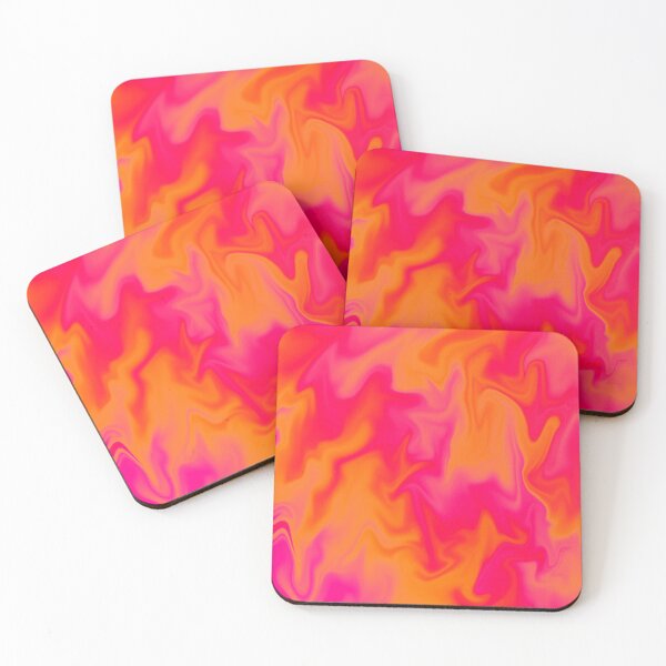 Item preview, Pink, Orange, and Red Marble Fusion Design designed and sold by Malandala.
