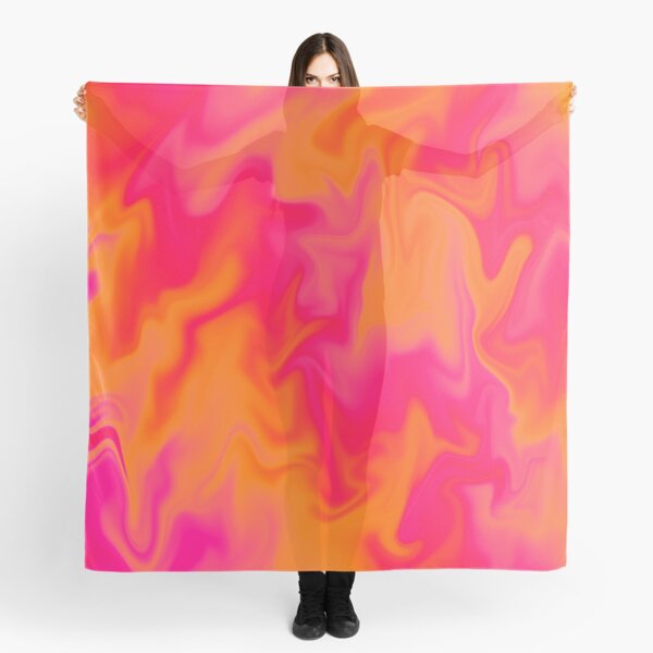 Item preview, Pink, Orange, and Red Marble Fusion Design designed and sold by Malandala.
