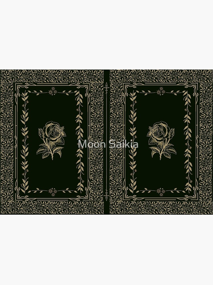 Vintage Rose Grimoire (Green, Gold) by Mondakranta