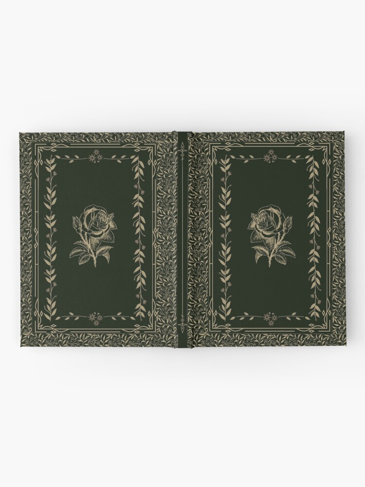 Alternate view of Vintage Rose Grimoire (Green, Gold) Hardcover Journal