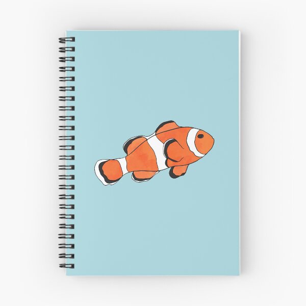 Item preview, Clownfish Watercolor Illustration designed and sold by murialbezanson.