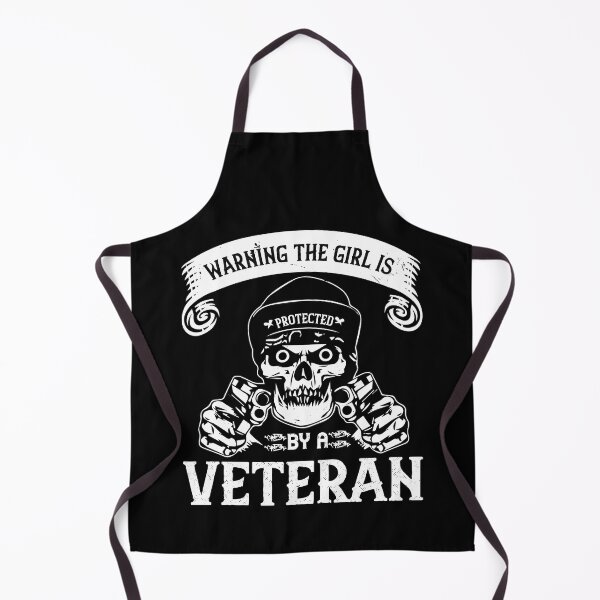 Item preview, Warning The Girl Is Protected By A Veteran designed and sold by GoodVibeDesign.