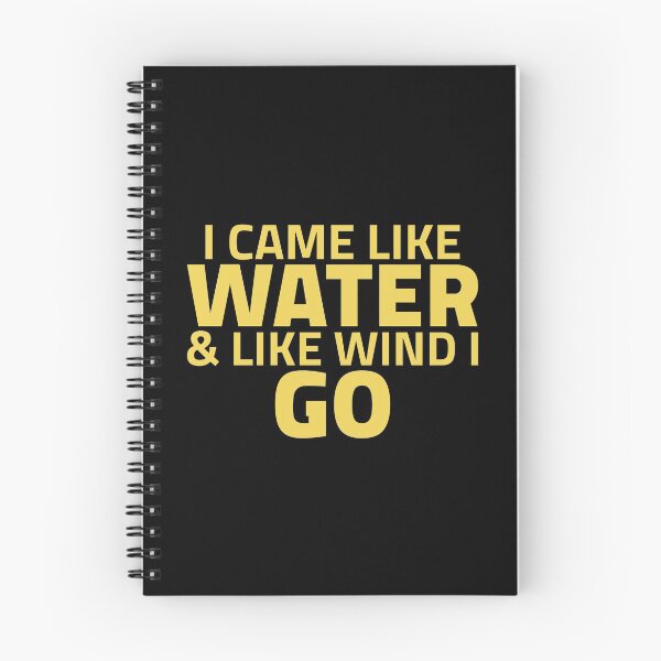 Item preview, I Came Like Water & Like Wind I Go designed and sold by greenchimp.