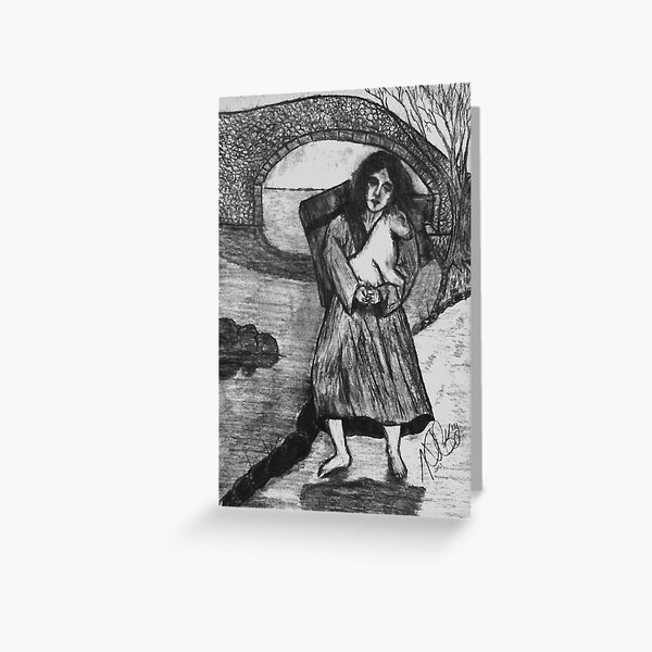 NO WHERE TO GO Greeting Card