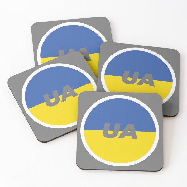 Item preview, Ukraine | Round Flag With Country Code designed and sold by CarlosAlberto.