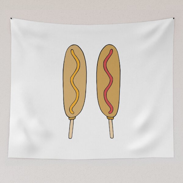 Item preview, Mustard and Ketchup Corndog Fair Food designed and sold by murialbezanson.