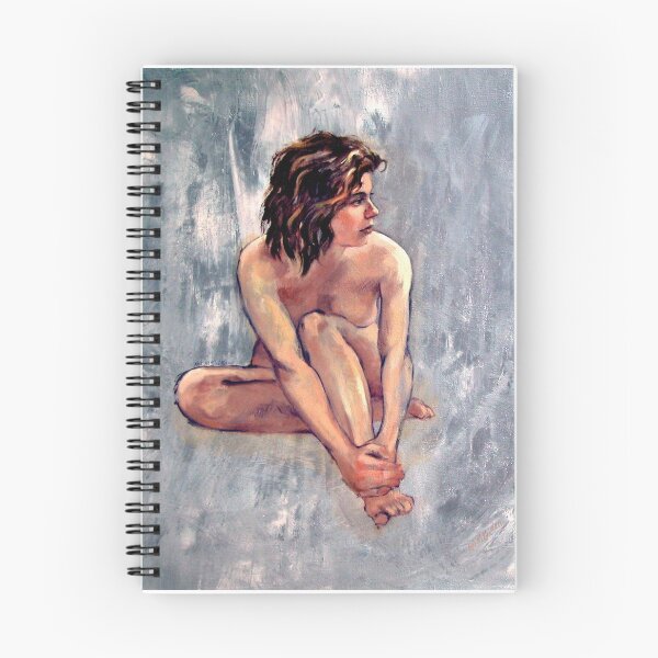 Item preview, 'Lucy' ~ Female nude, oil painting on canvas  designed and sold by Roz McQuillan Fine Art & Photography.