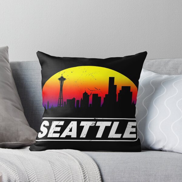 Item preview, Grunge Seattle Skyline Distressed Look design product designed and sold by Lisbob.