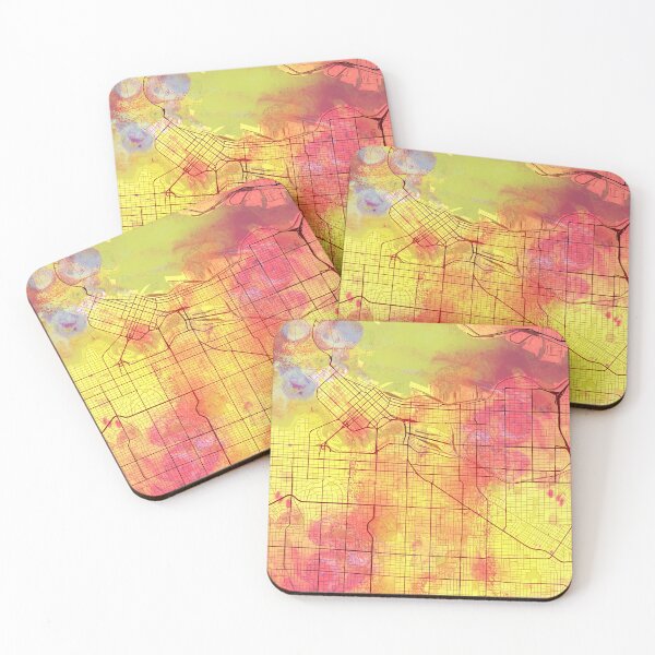 Item preview, Vancouver Canada Street Map Magma Eruption designed and sold by IvonDesign.