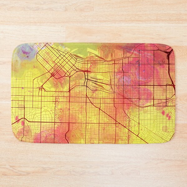Item preview, Vancouver Canada Street Map Magma Eruption designed and sold by IvonDesign.