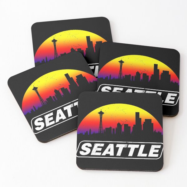 Item preview, Grunge Seattle Skyline Distressed Look design product designed and sold by Lisbob.